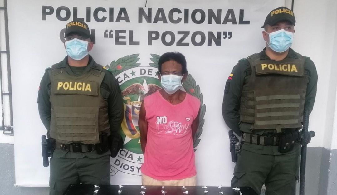 100 dosis de estupefacientes fueron incautadas en los barrios El Pozón, Nelson Mandela y Villa Estrella