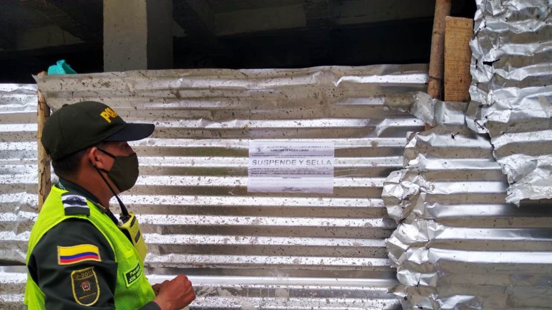 Tres capturados por construcción ilegal en el Alto Bosque de Cartagena