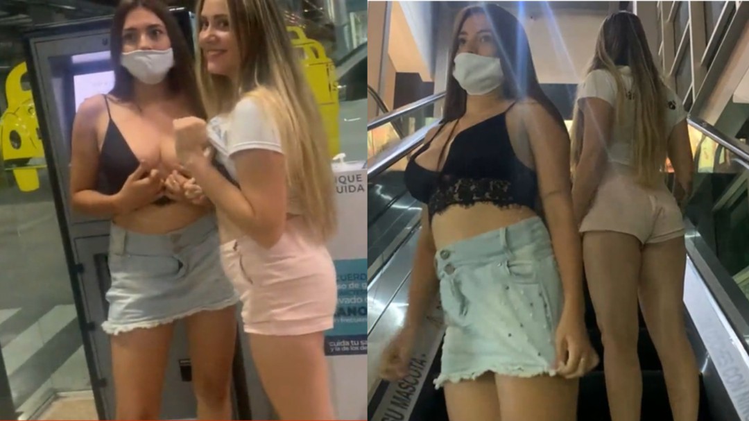 Polémica por la grabación de un video porno en pleno Centro Comercial