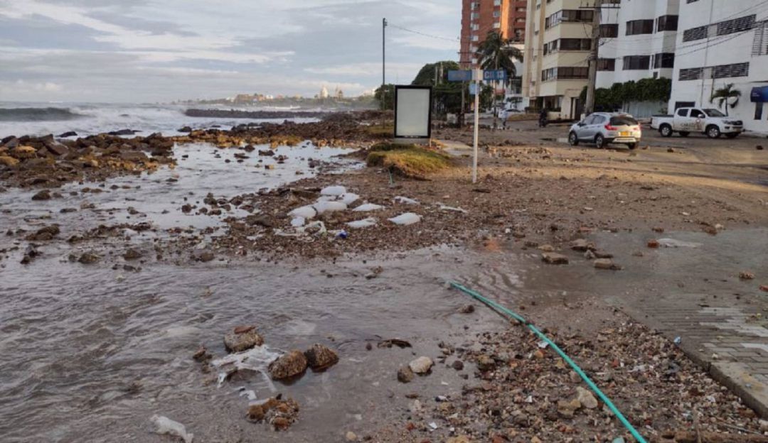 Predominarán olas entre 2.0 y 3.0 metros en Magdalena, La Guajira, Atlántico y Bolívar