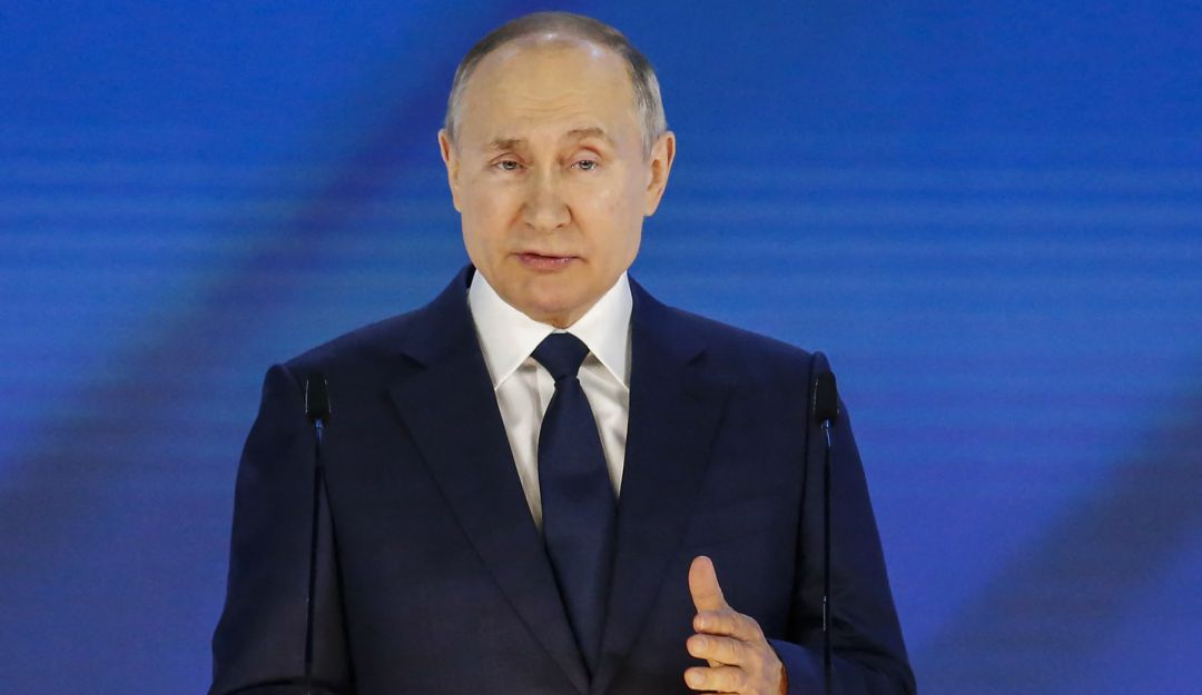 Vladimir Putin en el discurso anual del Estado de la Nación