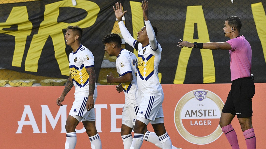 Puro enganche: El golazo de Sebastian Villa con Boca en Copa Libertadores