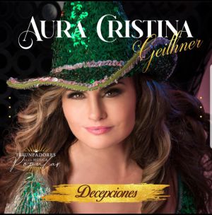 Portada del sencillo "Decepciones" de Aura Cristina Geithner Portada del sencillo "Decepciones" de Aura Cristina Geithner