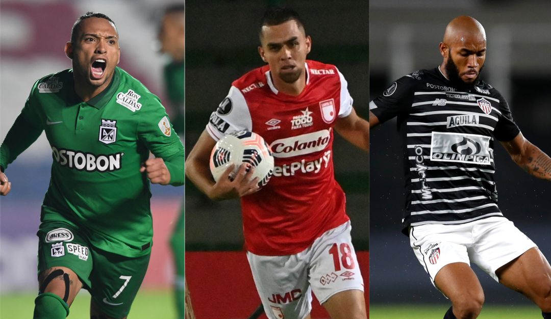 Atlético Nacional, Independiente Santa Fe y Junior de Barranquilla en Copa Libertadores Atlético Nacional, Independiente Santa Fe y Junior de Barranquilla en Copa Libertadores