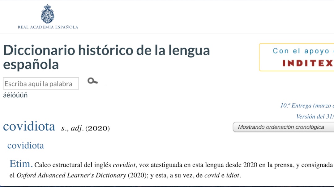 ¿Qué dice la RAE sobre la palabra 'covidiota'?