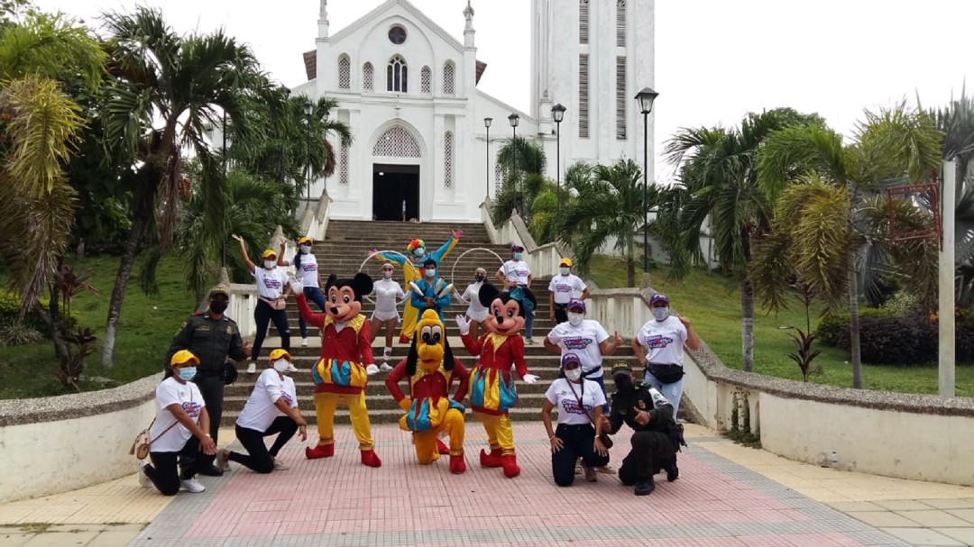 Policía acompañó celebraciones del Día del Niño en municipios de Bolívar