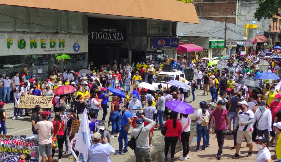 Protestas 28 de abril en Neiva