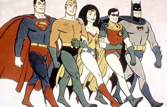 Superman, Aquaman, Mujer Maravilla, Robin y Batman Superman, Aquaman, Mujer Maravilla, Robin y Batman