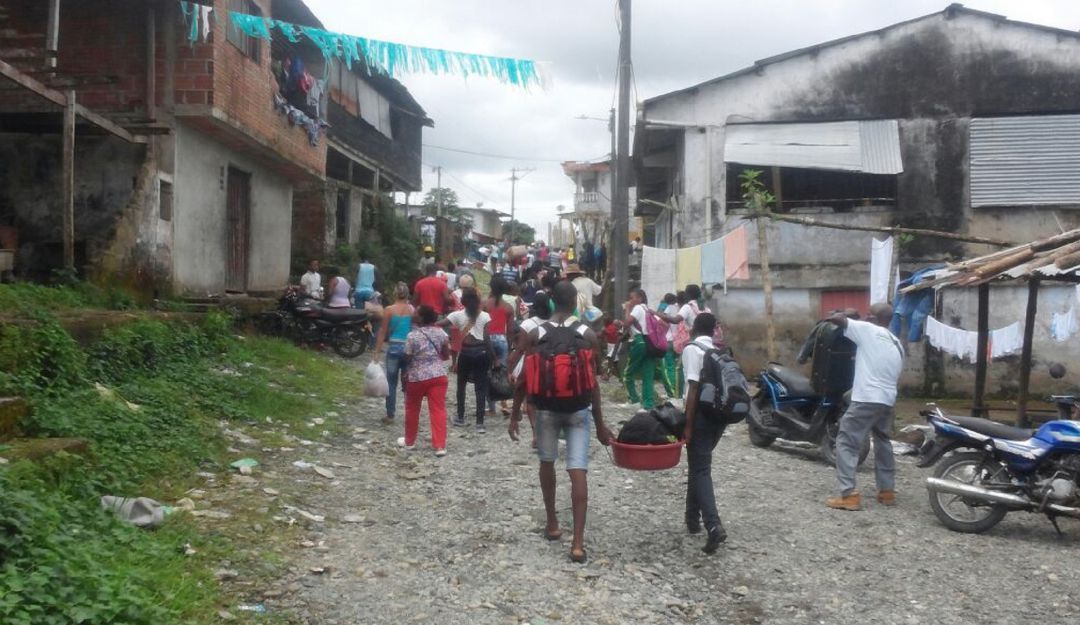 Personas desplazadas en Colombia