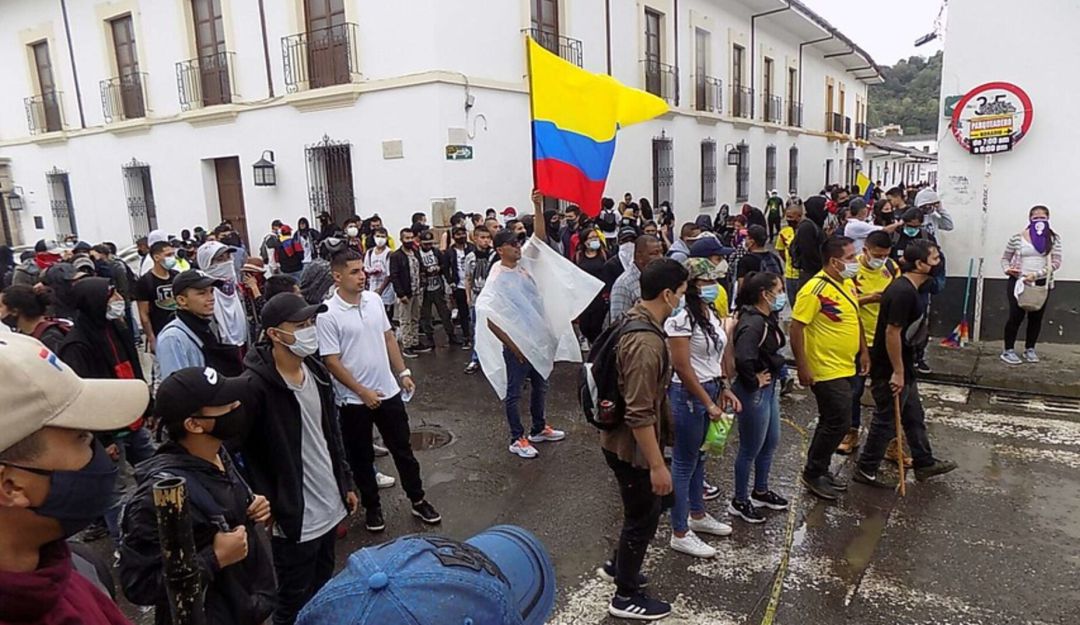 Las manifestaciones en el marco del paro nacional terminaron con enfrentamientos con la fuerza pública