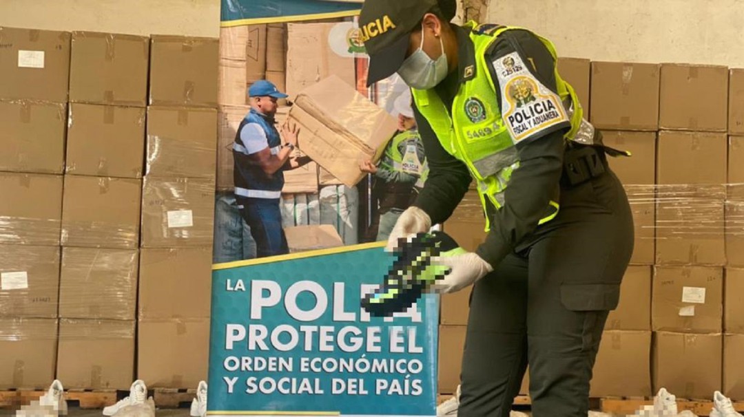 Incautaron cargamento de zapatos procedentes de Vietnam