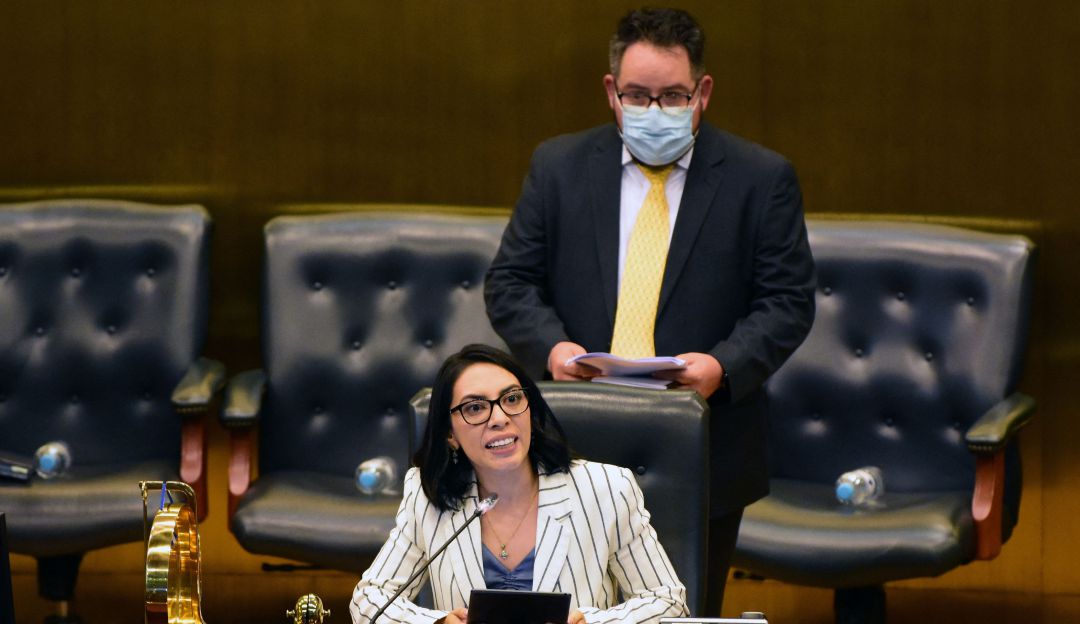 Suecy Callejas, vicepresidenta de la Asamblea Legislativa de El Salvador.