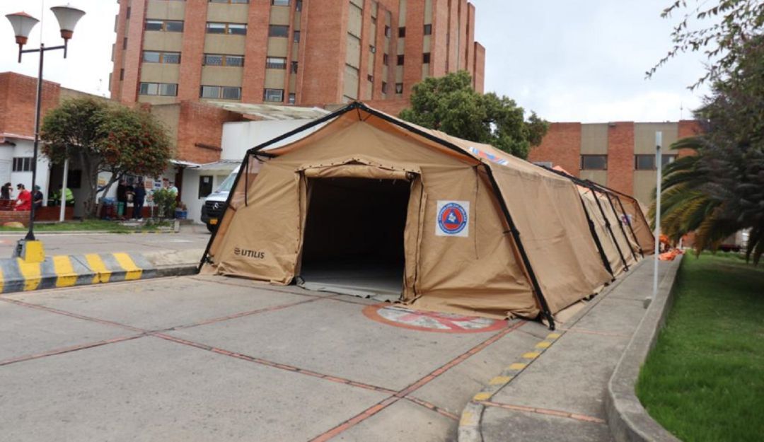 Hospital de campaña atendió más de 300 pacientes en 15 días en Tunja