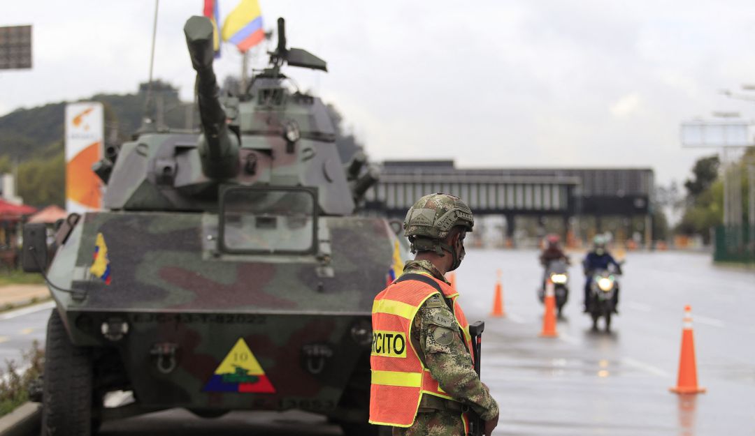 Presencia del Ejército en las manifestaciones