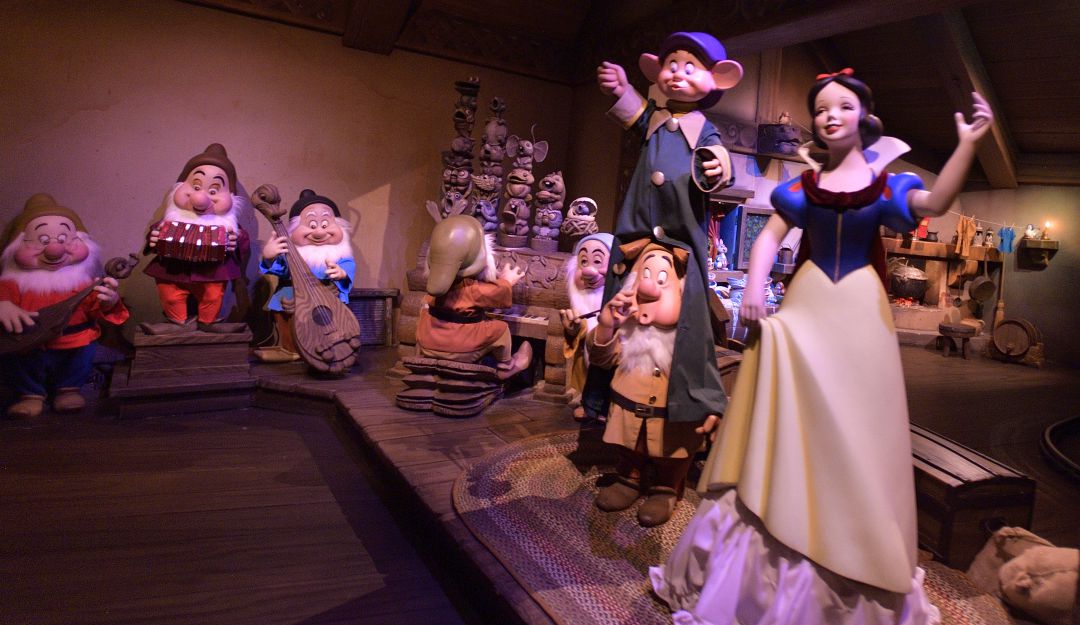 Atracción de Blancanieves en Disneyland