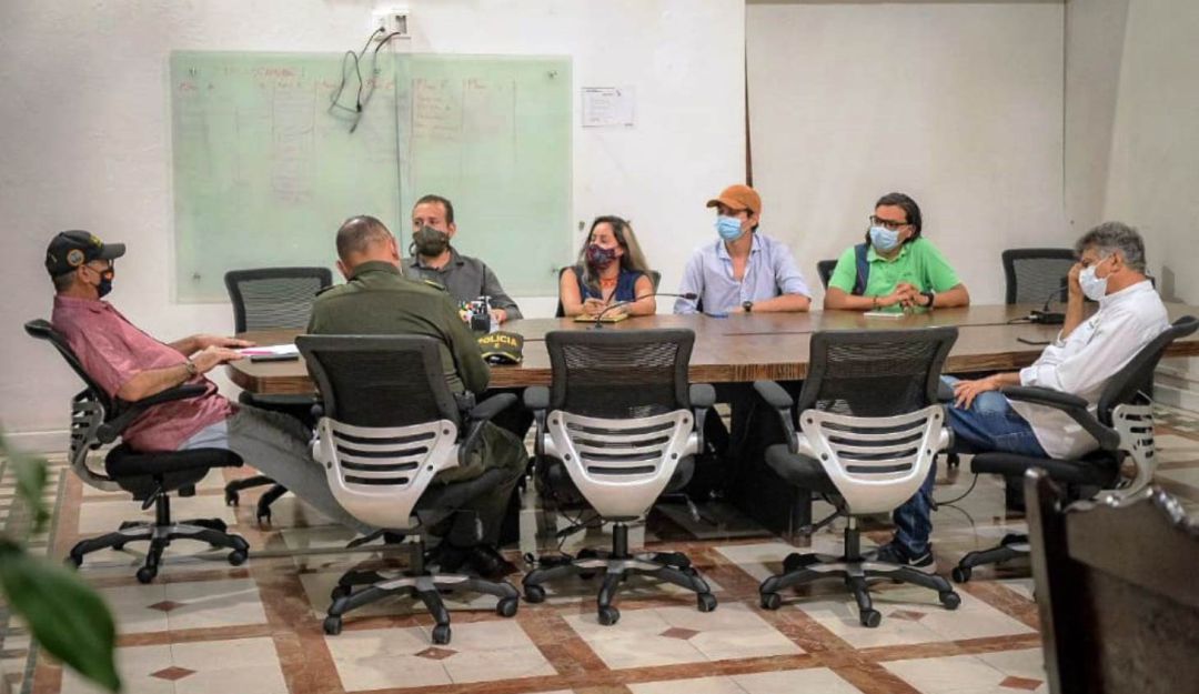 Alcalde William Dau y Comité de Derechos Humanos de la UdeC se reunieron