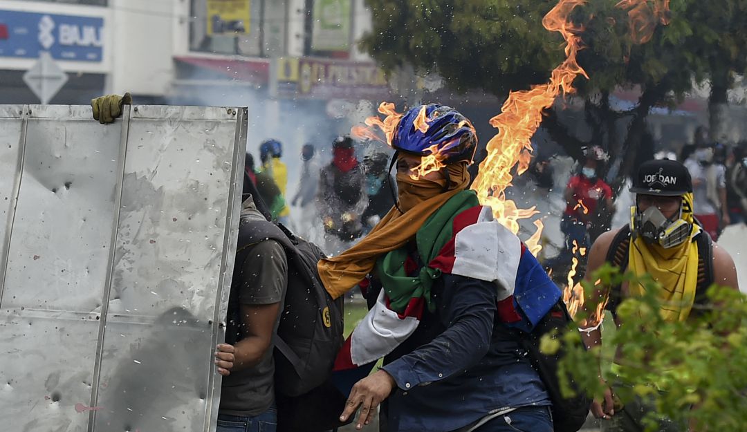 Enfrentamientos en Colombia