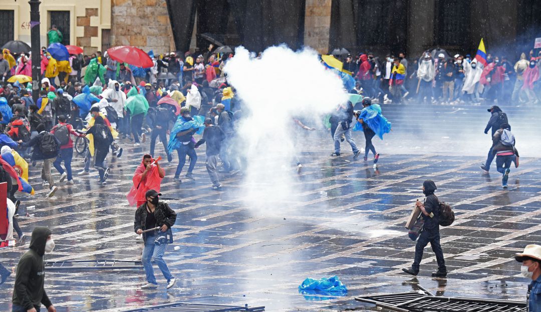 Enfrentamientos en Bogotá