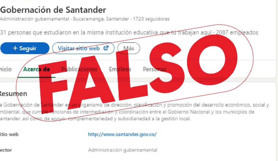 Empleo falso