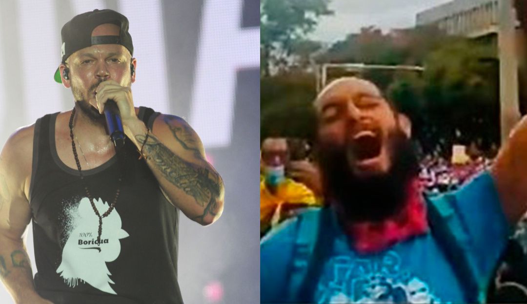 Residente habló con la familia de Lucas Villa y se quebró en llanto
