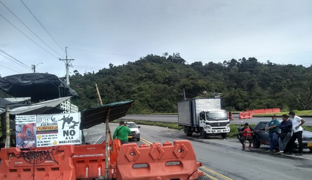 Vía Ibagué - Cajamarca sector Boquerón