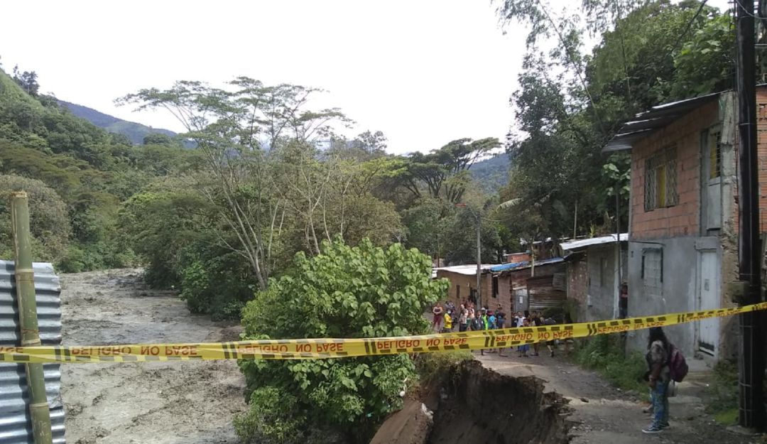 Emergencia por invierno barrio Baltazar Ibagué