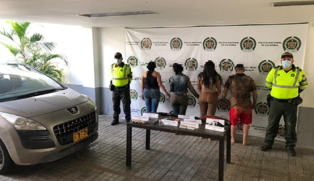 Las pesonas detenidas fueron presentadas ante la Fiscalía.