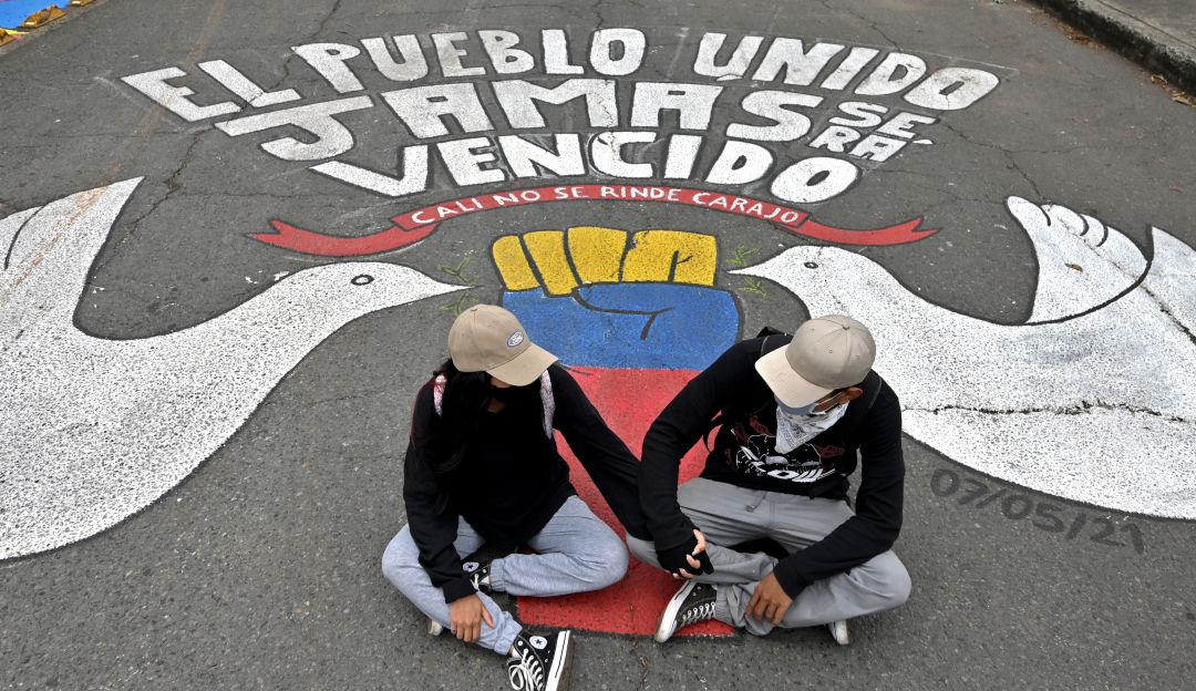Panorama en las calles de Colombia