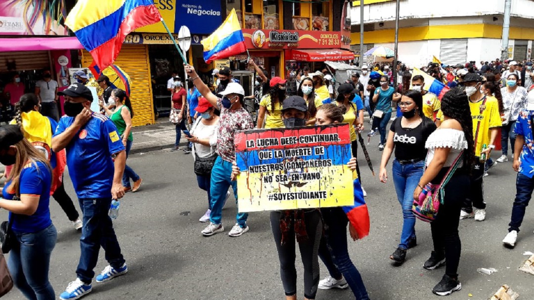 Marchas en Armenia se cumplieron en paz y con gran participación
