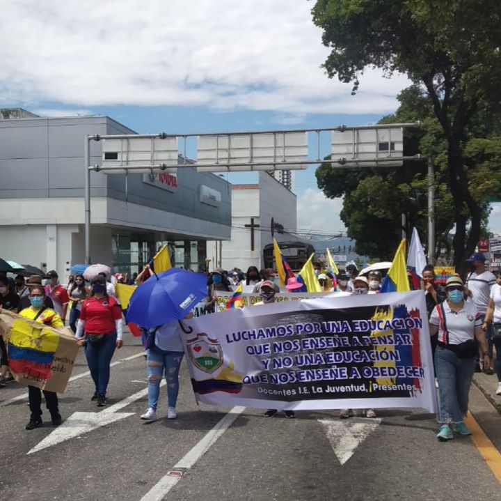 VIDEO: Otra jornada de paro pacífica en Bucaramanga