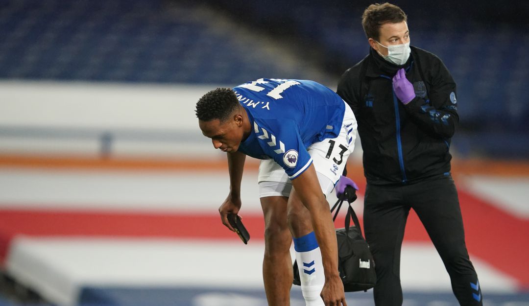 Yerry Mina no estará este jueves con el Everton para el partido contra Aston Villa por Premier League Yerry Mina no estará este jueves con el Everton para el partido contra Aston Villa por Premier League