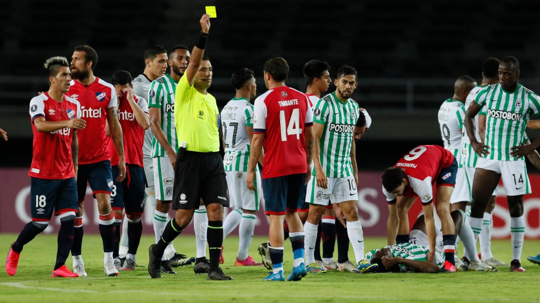 La bronca entre Atlético Nacional y Nacional de Uruguay antes del partido
