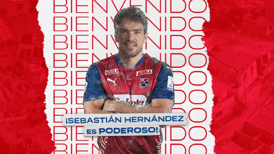 Sebastián Hernández regresa al Medellín después de nueve años