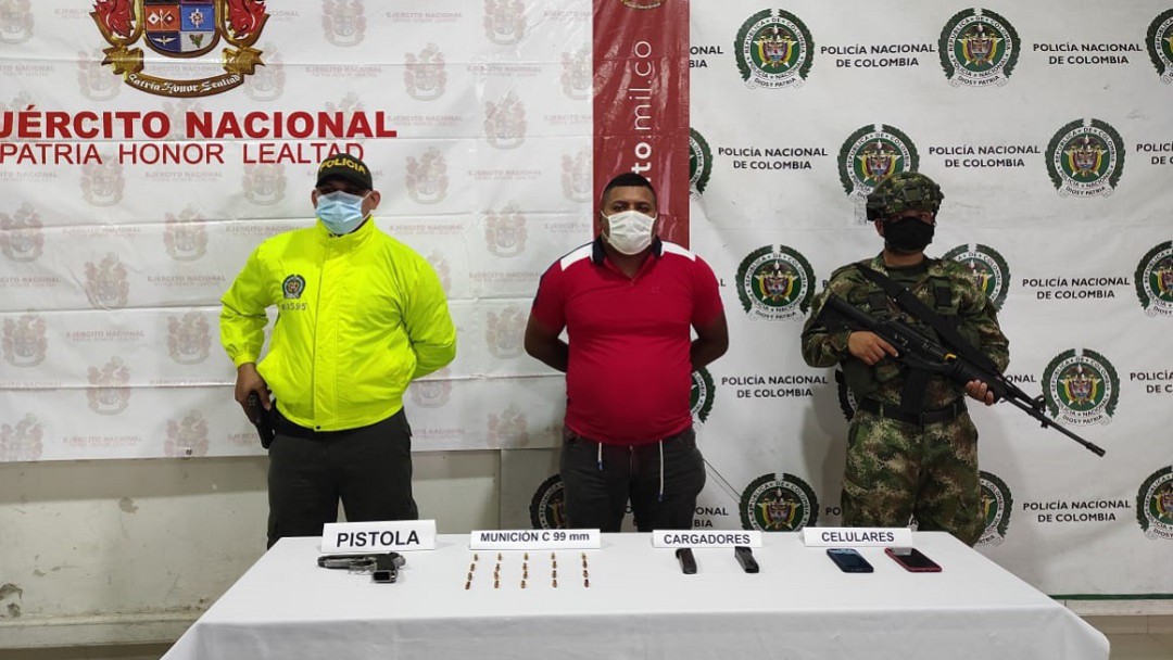 Capturado en Montería alias Peter, presunto cabecilla del Clan del Golfo