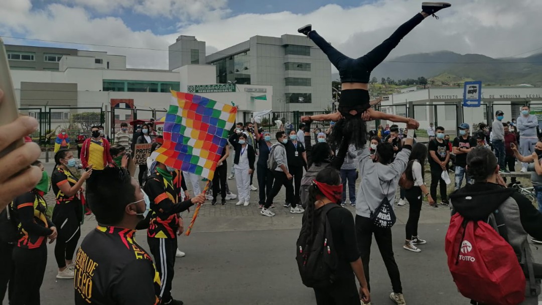 Pasto marchó pacíficamente
