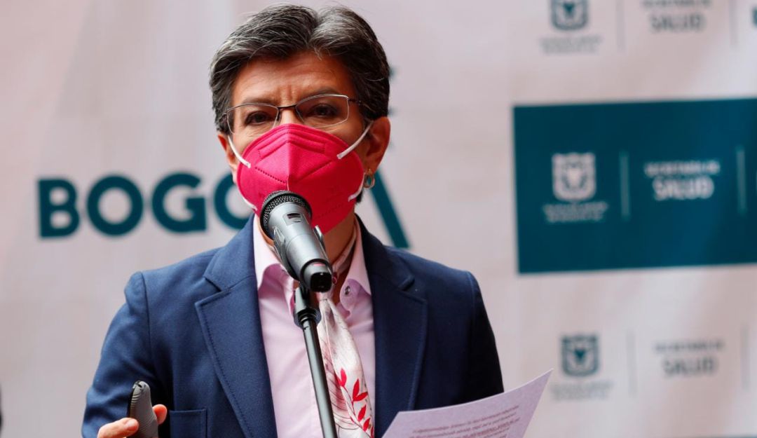 La alcaldesa de Bogotá, Claudia López La alcaldesa de Bogotá, Claudia López