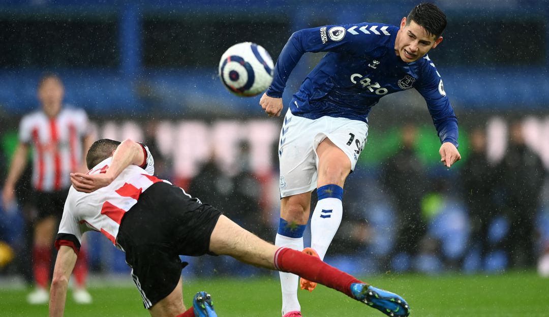 Everton pierde ante el último de la Premier League con James titular Everton pierde ante el último de la Premier League con James titular