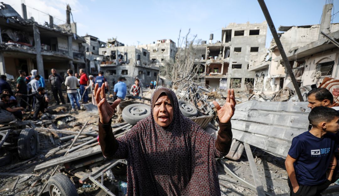 Destrucción en la Franja de Gaza Destrucción en la Franja de Gaza