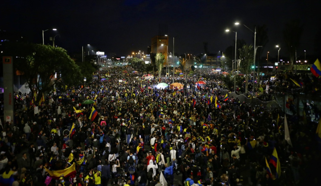 Monumental manifestación se tomó Bogotá Monumental manifestación se tomó Bogotá