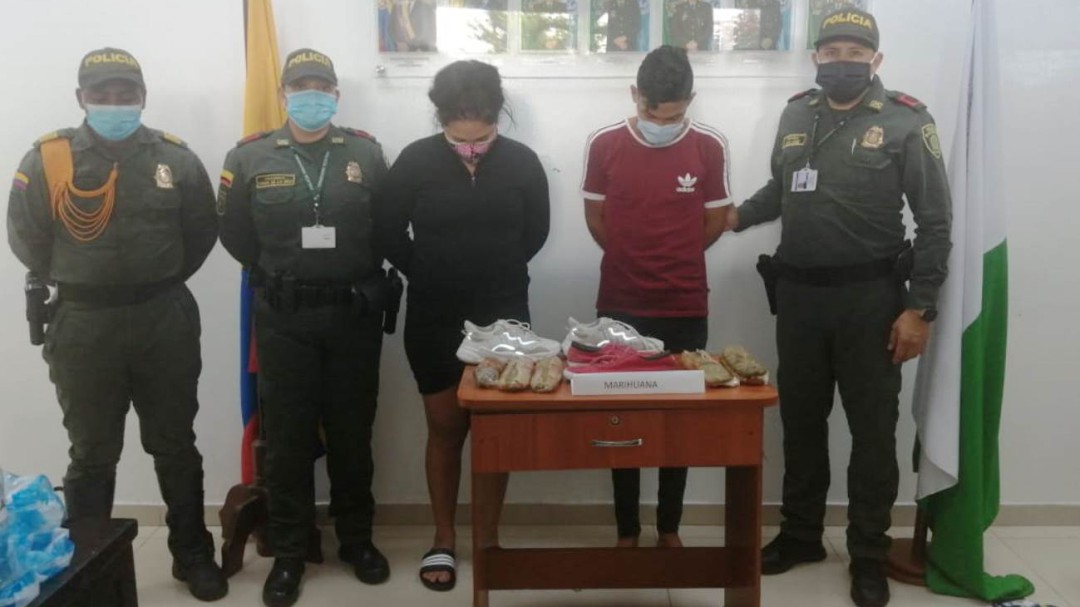 Incautaron cocaína y marihuana de pasajeros del Aeropuerto de Cartagena