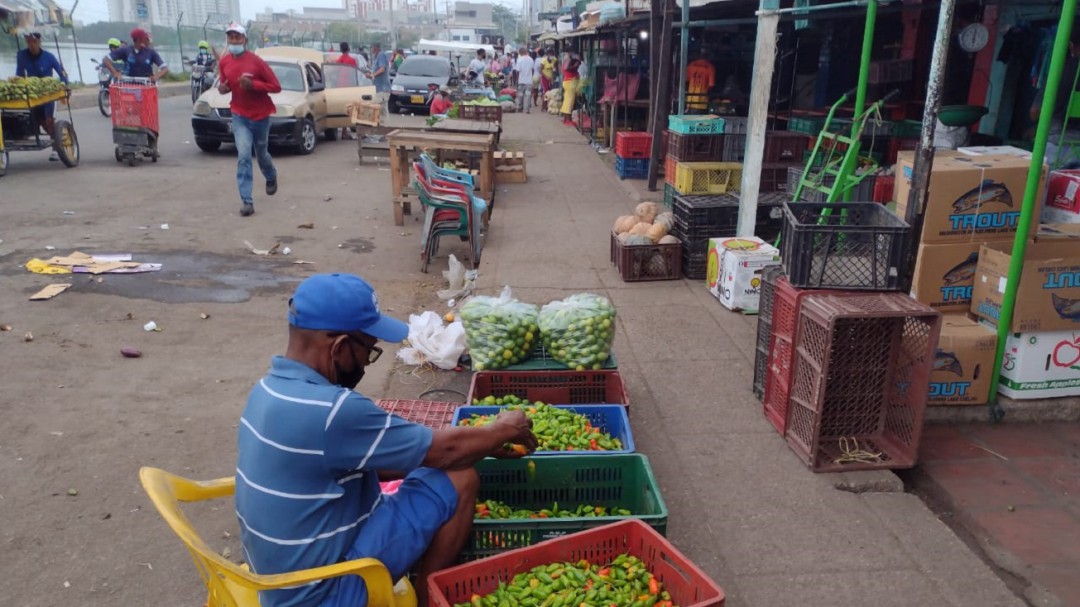 En Cartagena comerciantes de Bazurto reportan precios estables