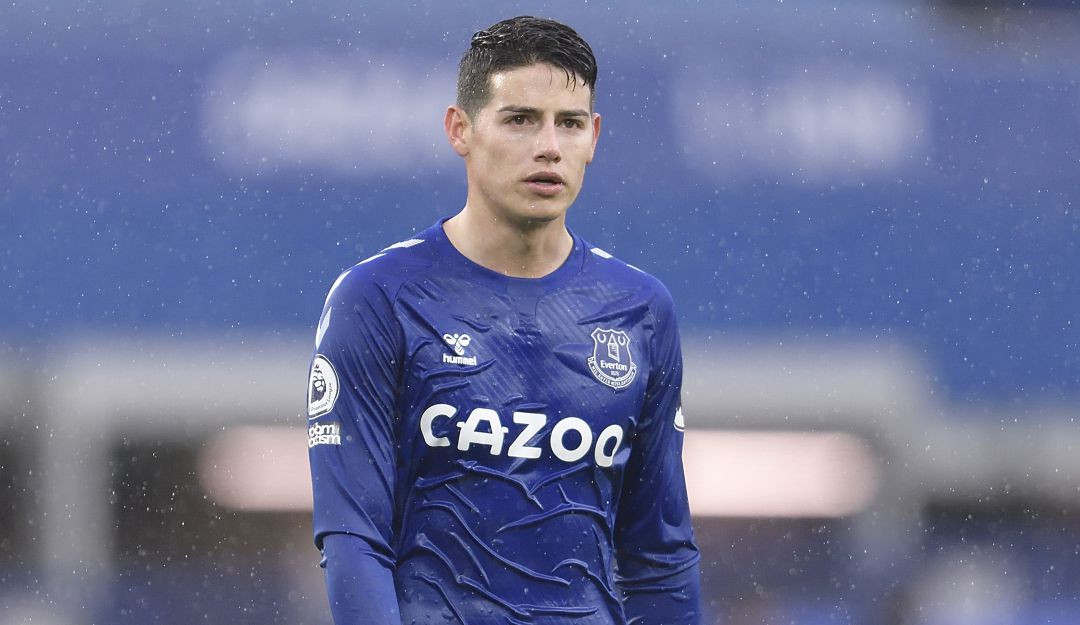 James Rodríguez durante su juego ante el Sheffield United. James Rodríguez durante su juego ante el Sheffield United.