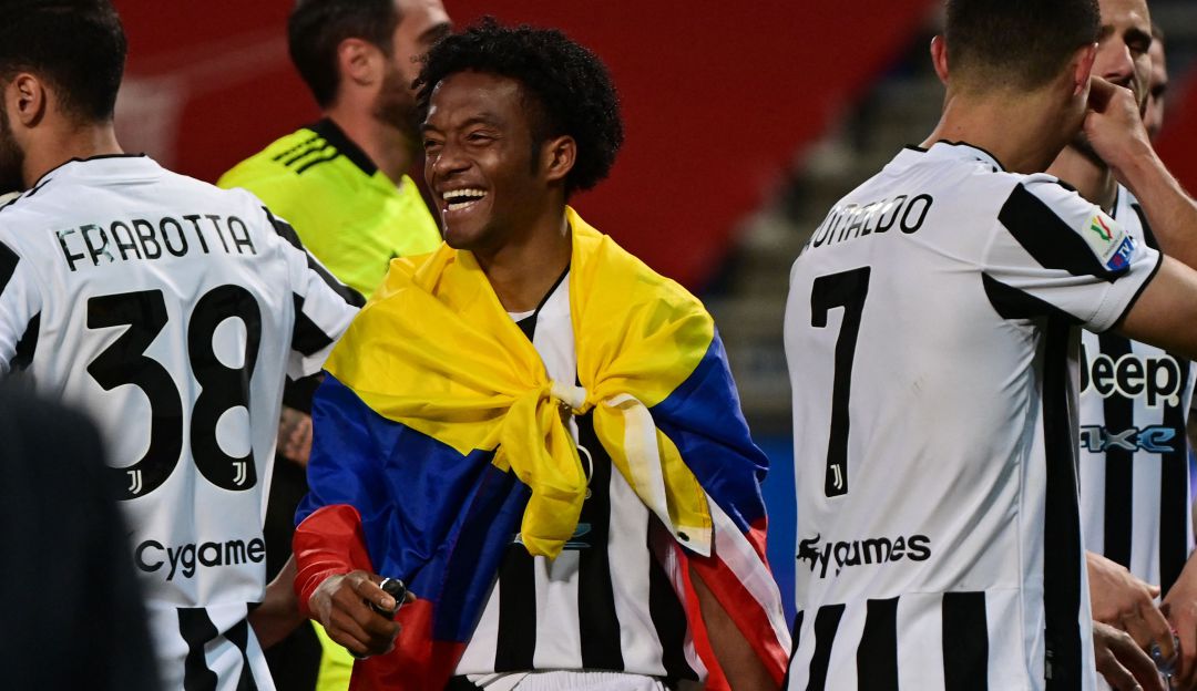 Juan Guillermo Cuadrado, campeón con la Juventus de la Copa Italia Juan Guillermo Cuadrado, campeón con la Juventus de la Copa Italia