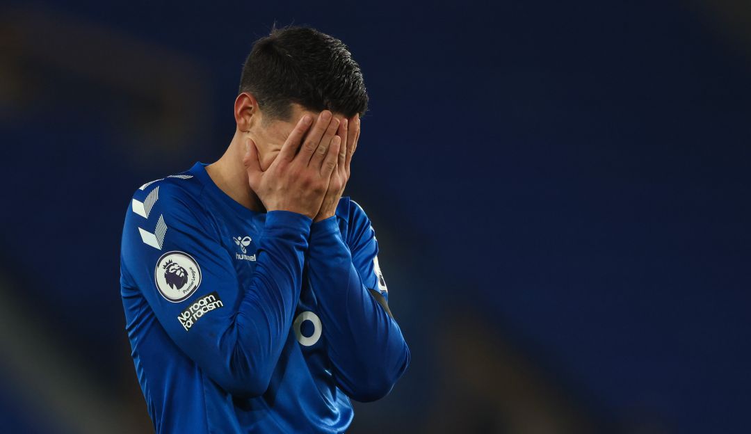James Rodríguez disputó 23 partidos de la Premier League con el Everton. James Rodríguez disputó 23 partidos de la Premier League con el Everton.