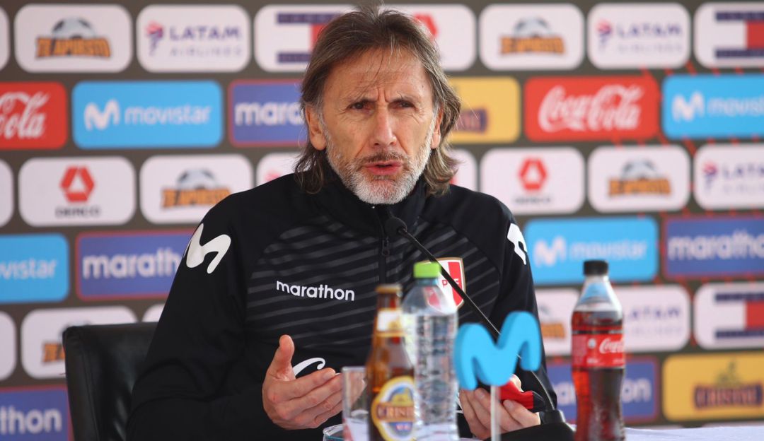 Ricardo Gareca, DT de la selección de Perú. Ricardo Gareca, DT de la selección de Perú.