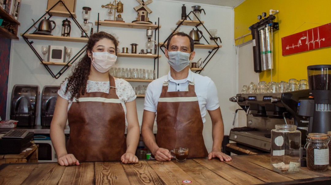 Emprendimiento cafetero en el barrio Jordán de Ibagué
