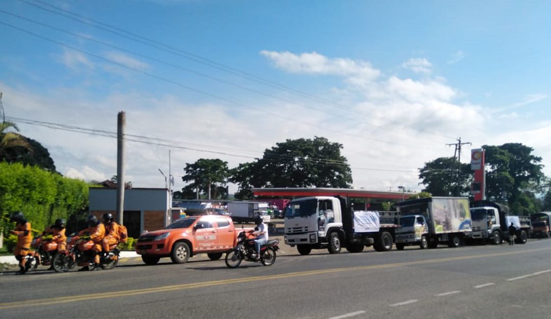 Caravana humanitaria por abastecimiento de insumos para potabilización del agua Caravana humanitaria por abastecimiento de insumos para potabilización del agua