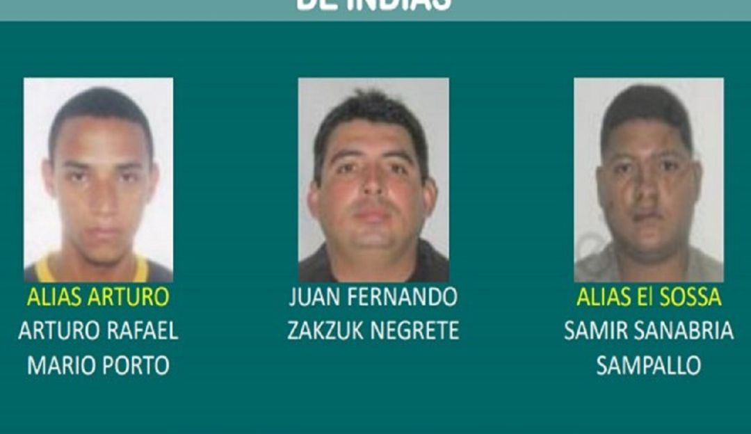 Los 5 más buscados por hurto Los 5 más buscados por hurto