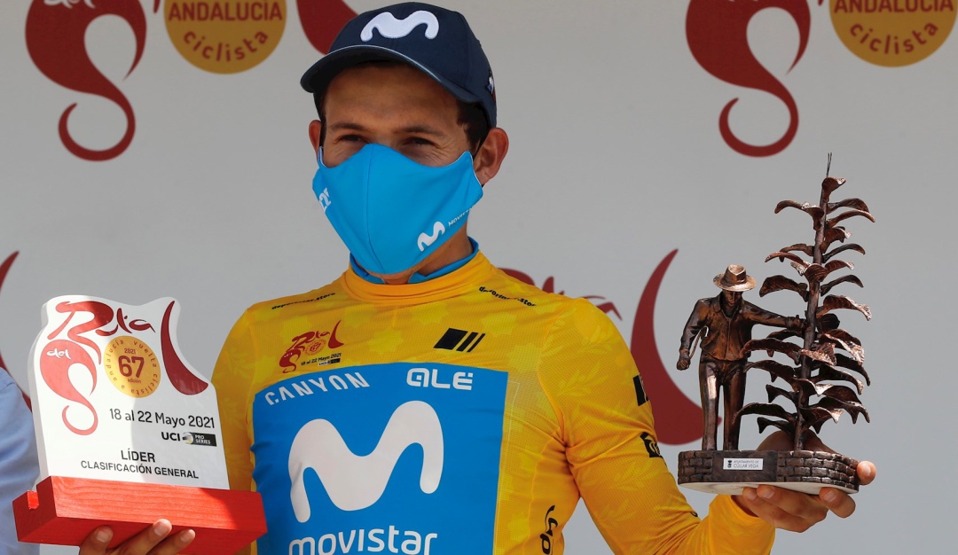 Miguel Ángel López no era campeón desde la Vuelta a Cataluña del 2019. Miguel Ángel López no era campeón desde la Vuelta a Cataluña del 2019.