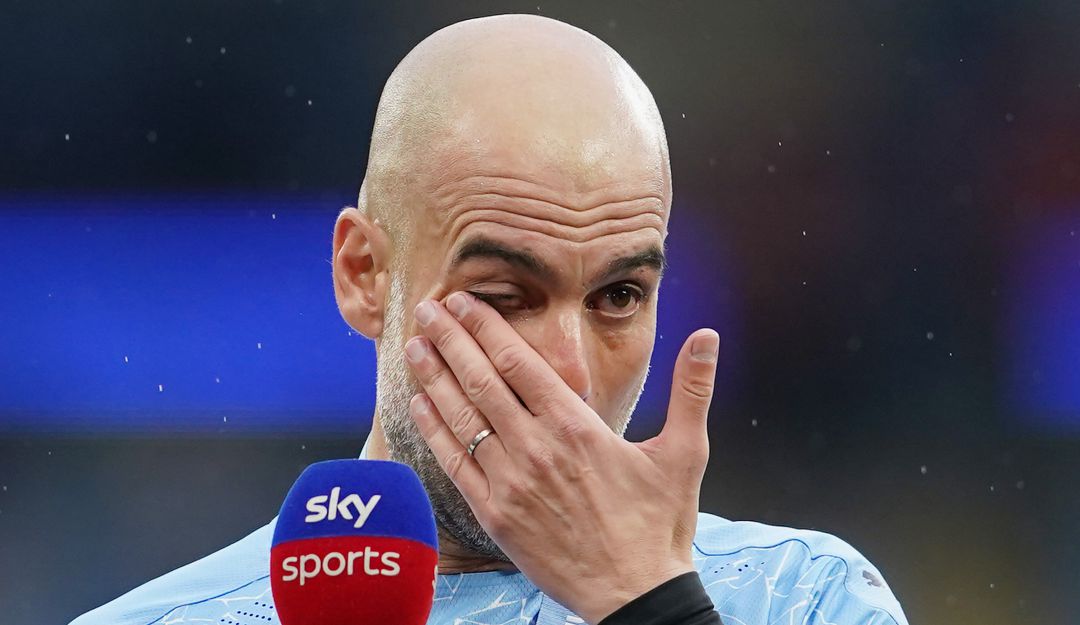 Pep Guardiola hablando sobre 'Kun' Agüero, el futbolista argentino que dejará el equipo en las próximas semanas Pep Guardiola hablando sobre 'Kun' Agüero, el futbolista argentino que dejará el equipo en las próximas semanas